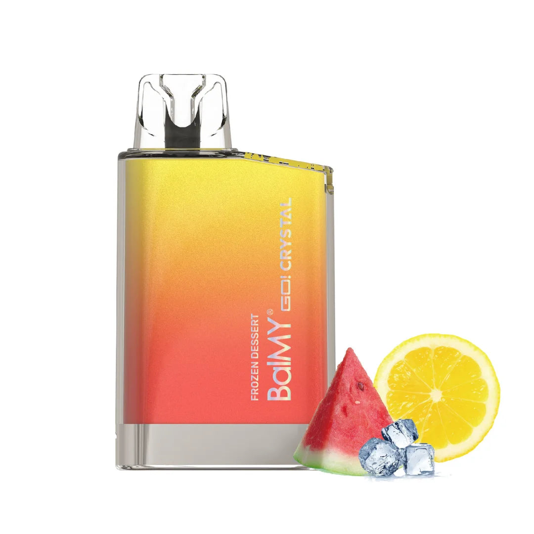 balmy go crystal vape desechable sandia limon 800 caladas frozen dessert 20mg