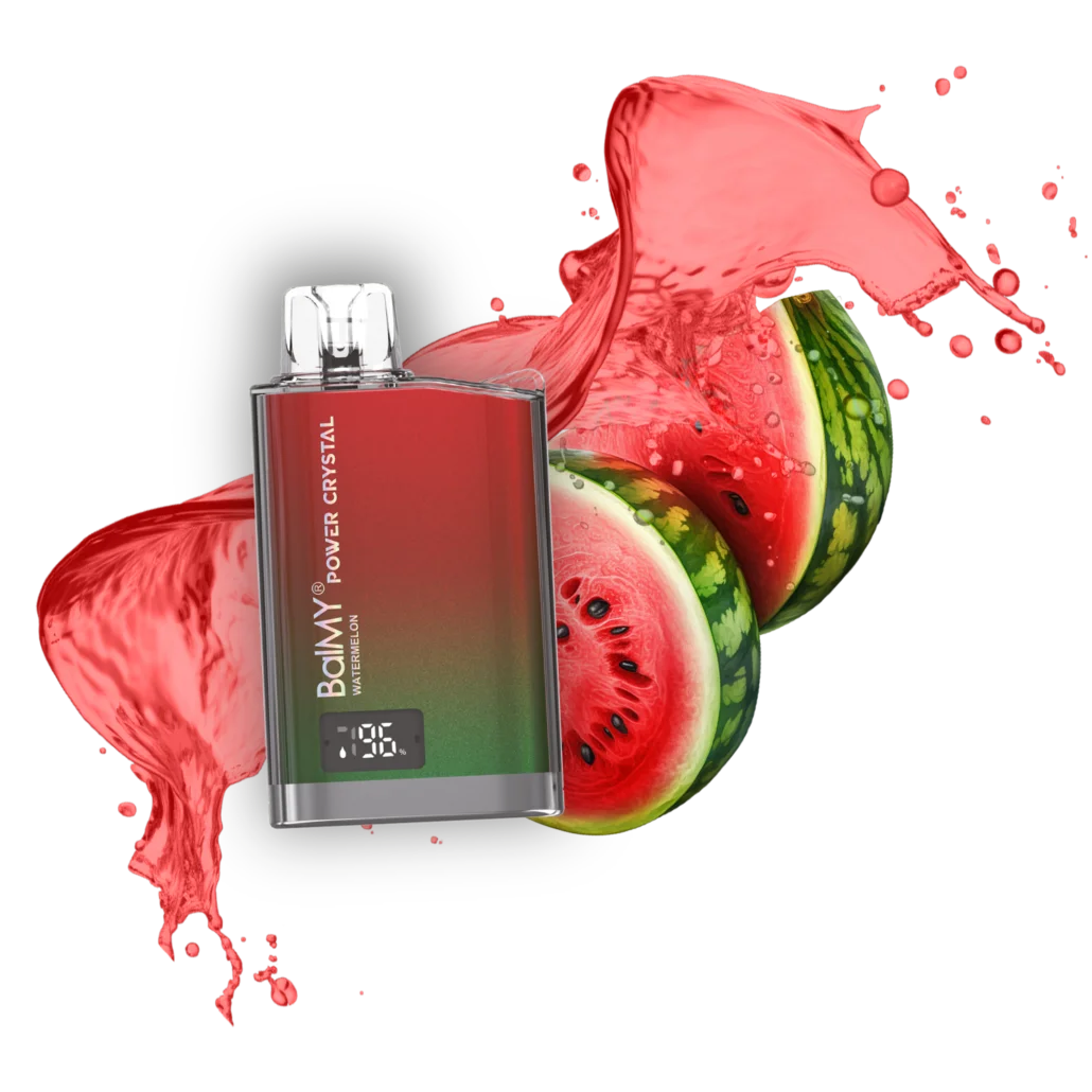 balmy power crystal 8000 vape desechable sandia watermelon