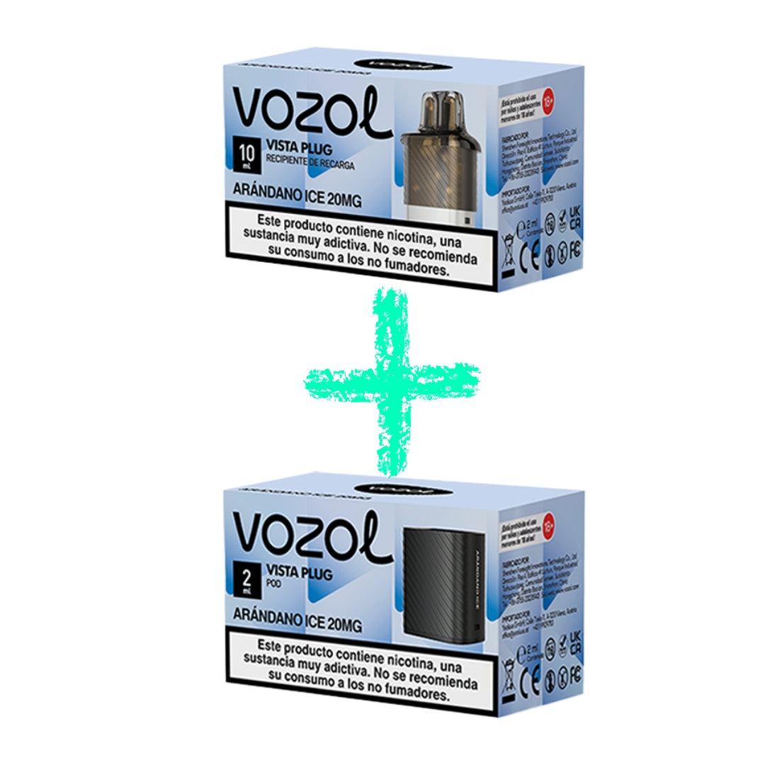 Capsulas para Vozol Vista Plug (10 + 2 ml) - PODS XPRESS