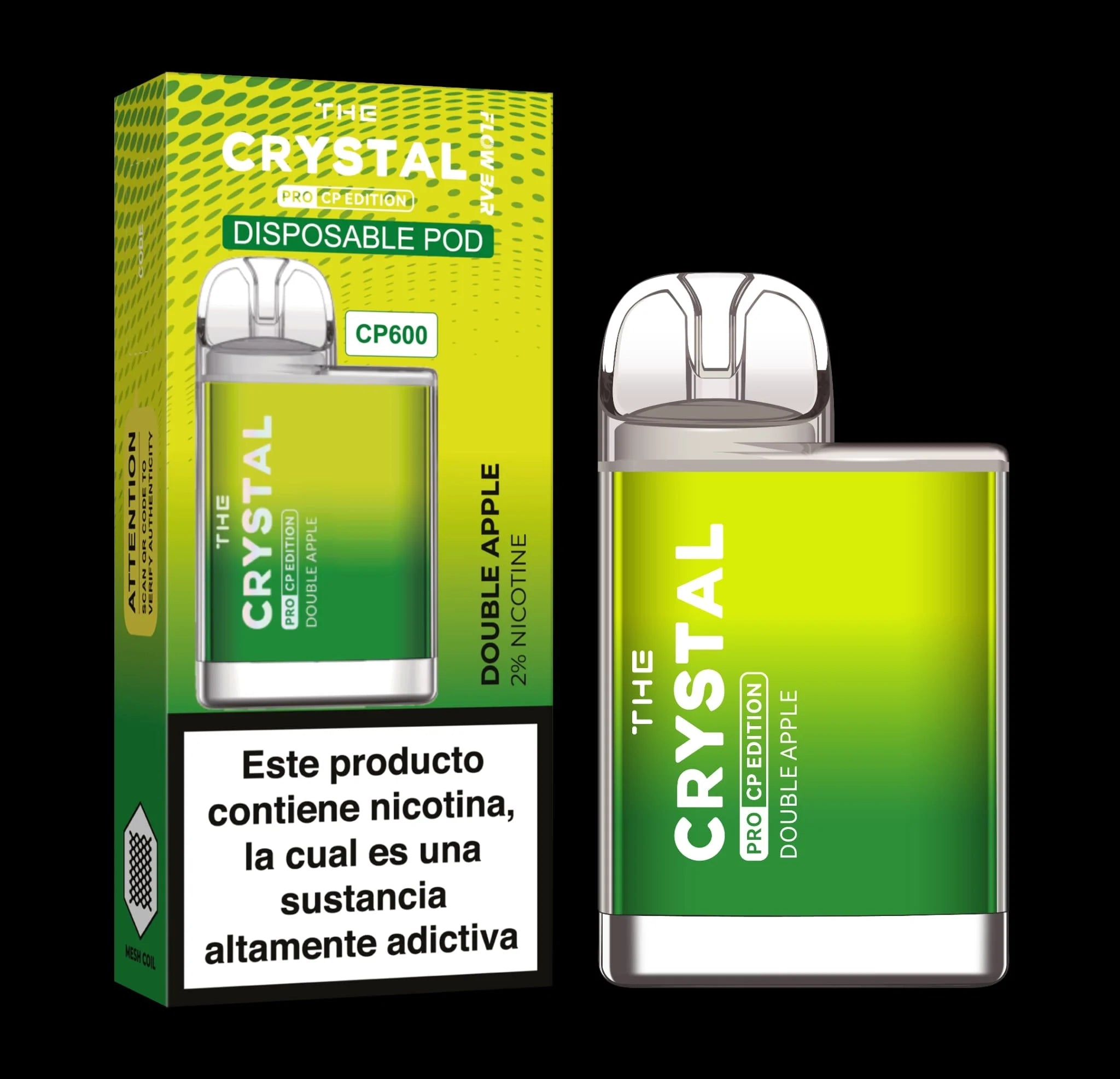 crystal cp600 pod desechable cereza chicle