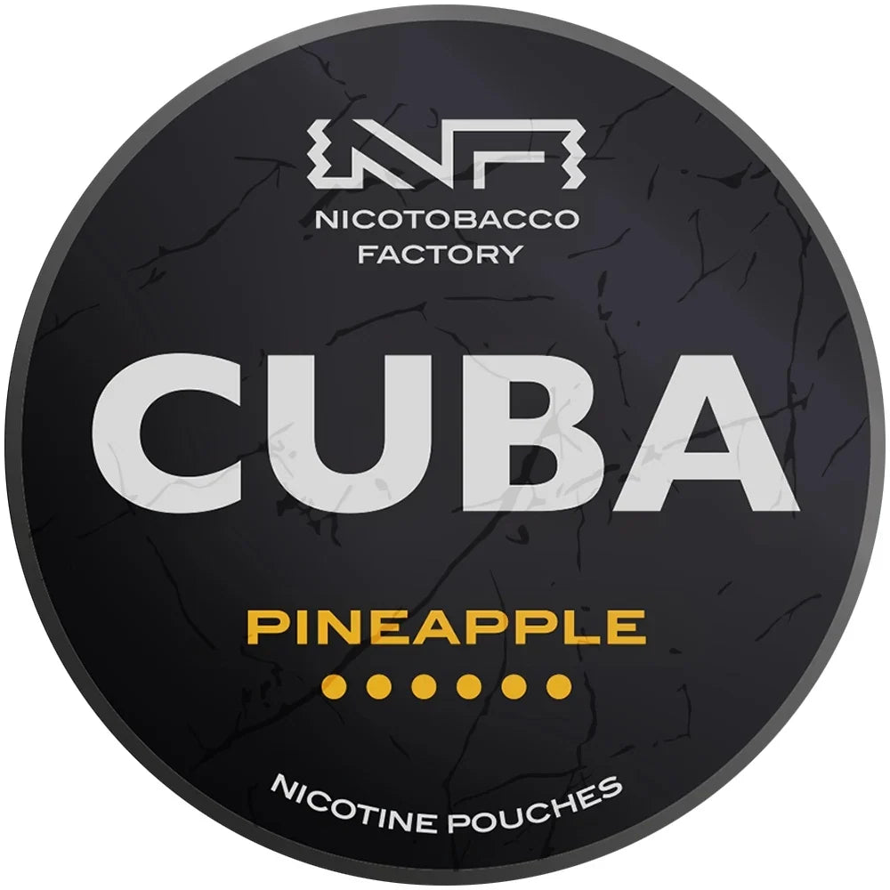 Snus Cuba Black Pineapple 43mg bolsitas de nicotina sin tabaco