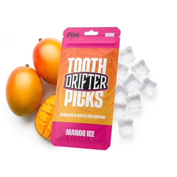 Drifter Tooth Picks Palillos de Nicotina 10mg Mango Hielo