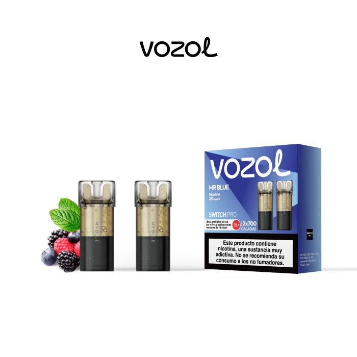 Cápsulas Vozol Switch Pro - 2 Pods 20mg - PODS XPRESS