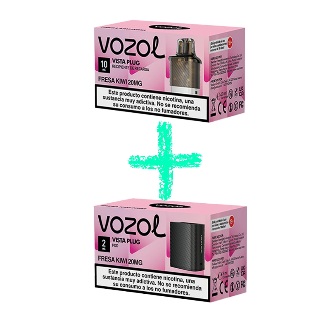 Capsulas para Vozol Vista Plug (10 + 2 ml) - PODS XPRESS