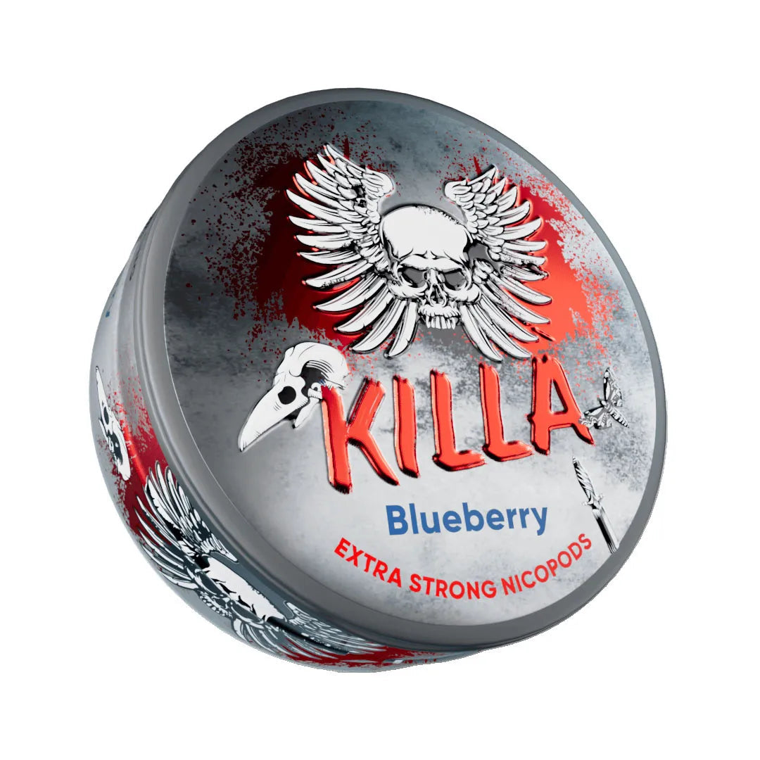 Killa Blueberry bolsitas de nicotina sin tabaco