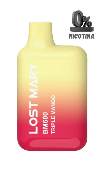 lost mary bm600 0mg sin nicotina triple mango vape desechable