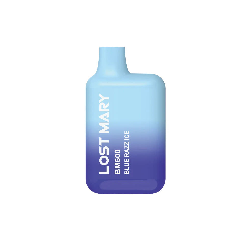 lost mary bm600 frambuesa azul hielo 20mg blue razz ice vape desechable