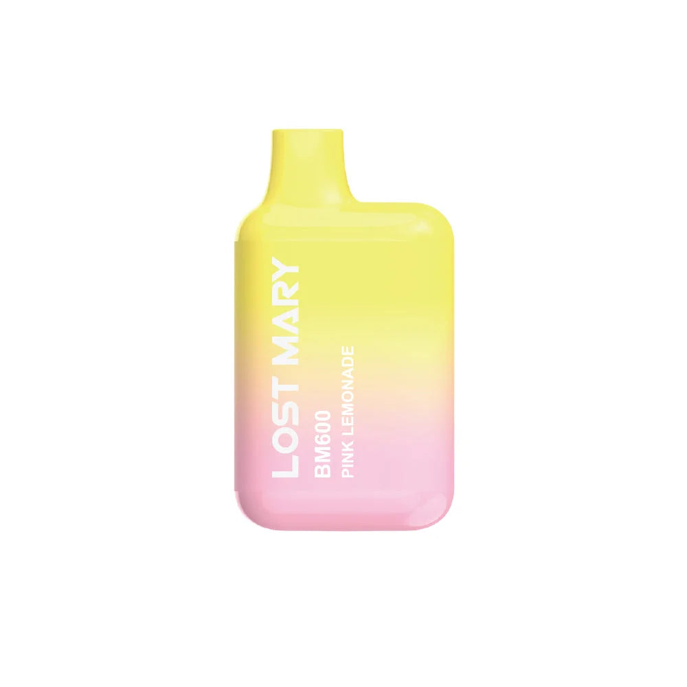 lost mary bm600 limonada rosa 20mg pink lemonade vape desechable