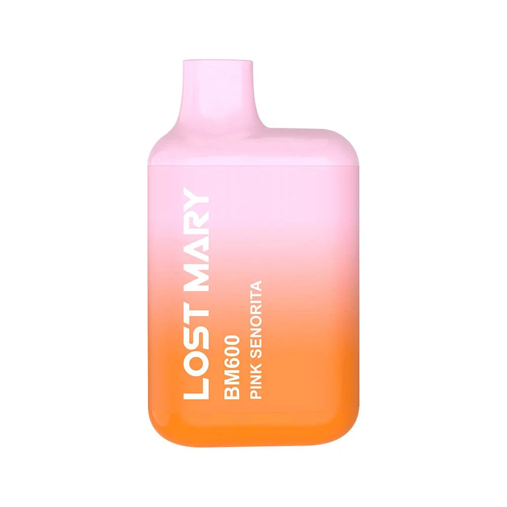 lost mary bm600 senorita rosa 20mg pink senorita vape desechable