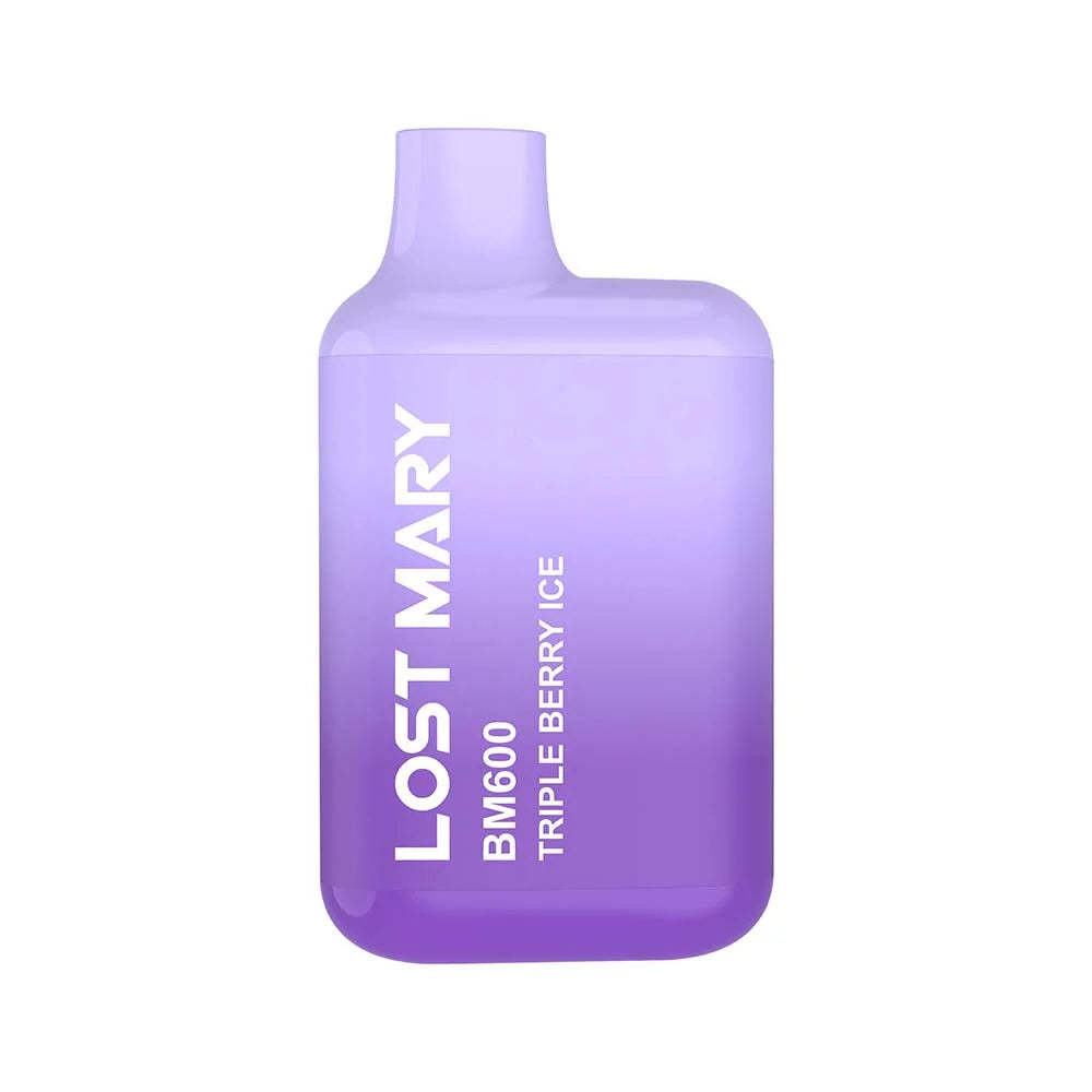 lost mary bm600 triple baya hielo 20mg triple berry ice vape desechable