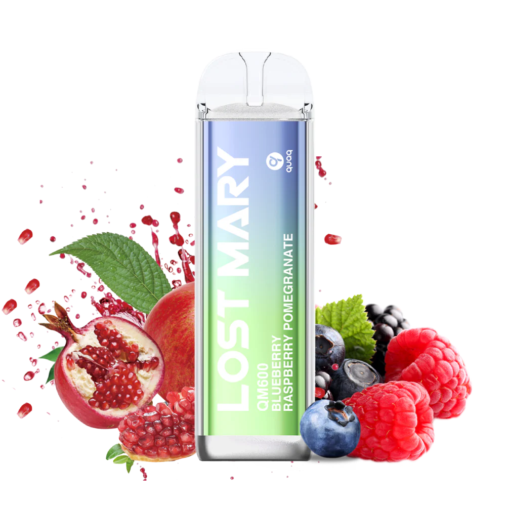 lost mary qm600 arandano frambuesa granada 20mg blueberry raspberry pomegranate vape desechable