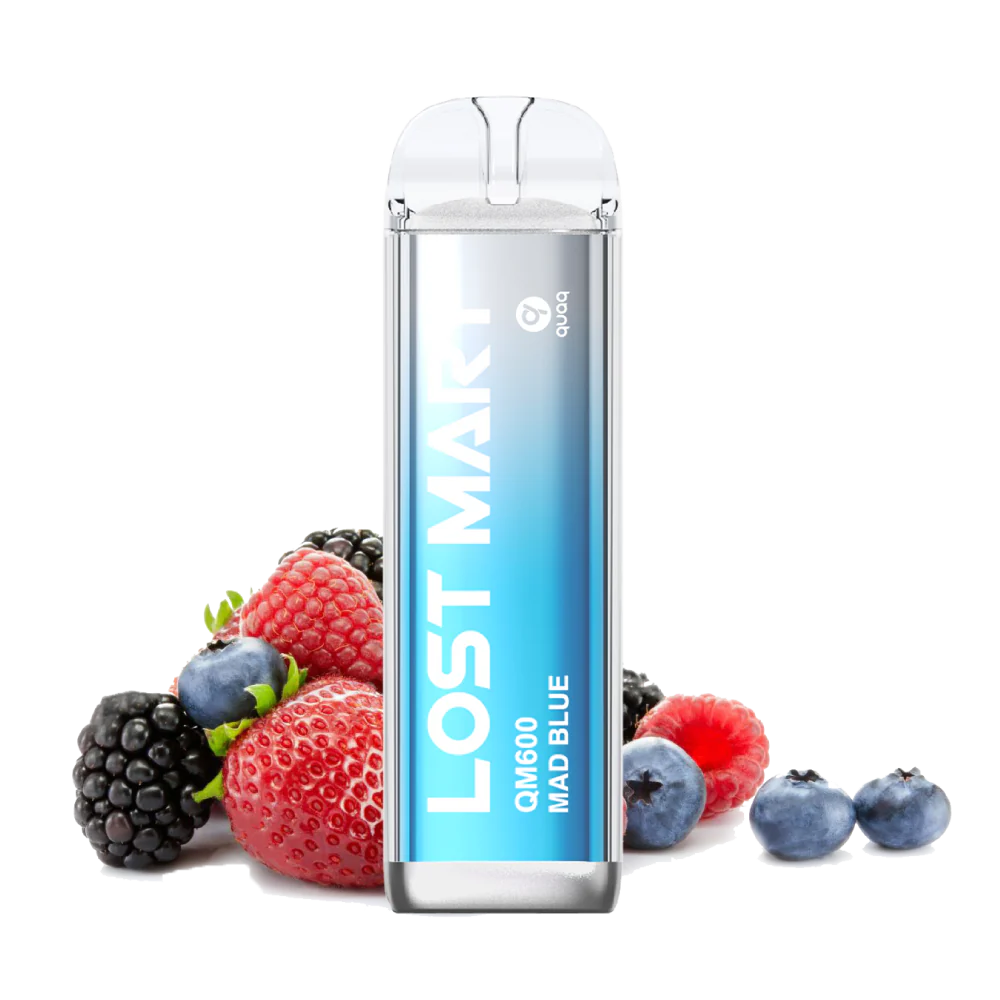 lost mary qm600 mix frutos rojos 20mg mad blue vape desechable
