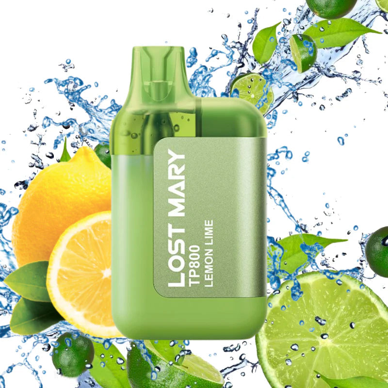 lost mary tp800 lemon lime vape desechable
