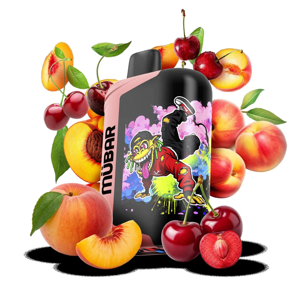 Mübar Eden Beast 50K 0mg Sin Nicotina Cereza Melocotón