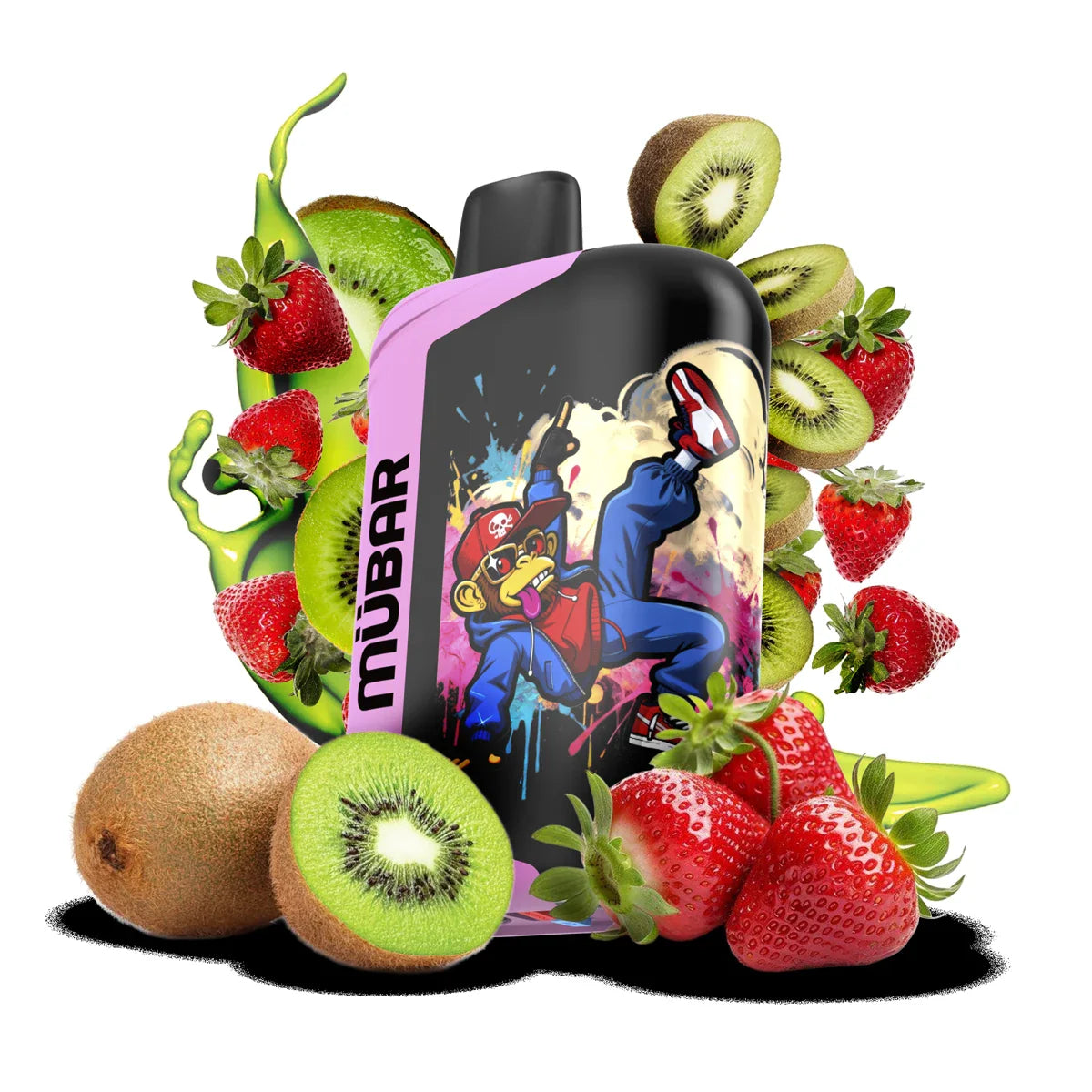 Mübar Eden Beast 50K 0mg Sin Nicotina Fresa Kiwi