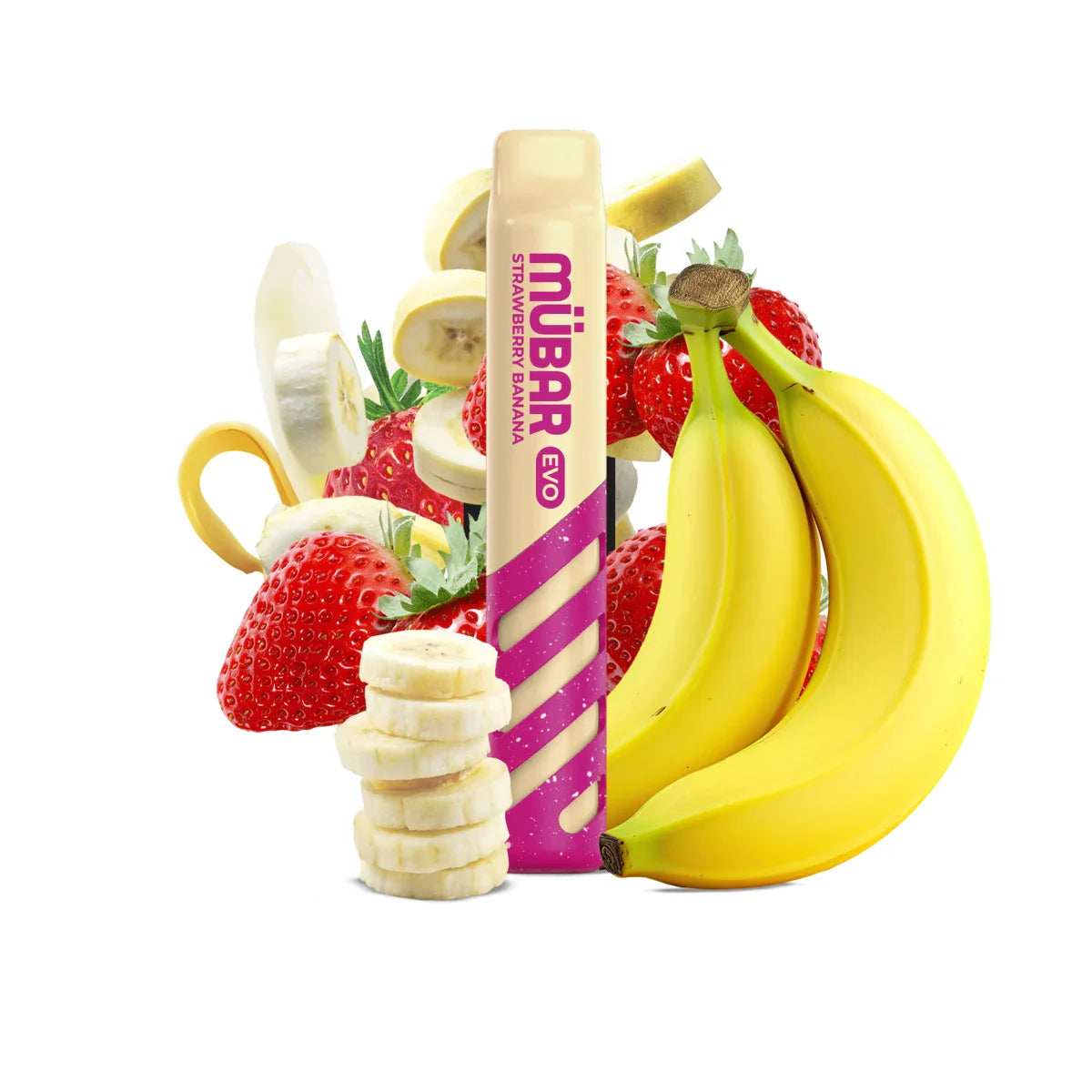 Mübar EVO 800 20mg Fresa Plátano
