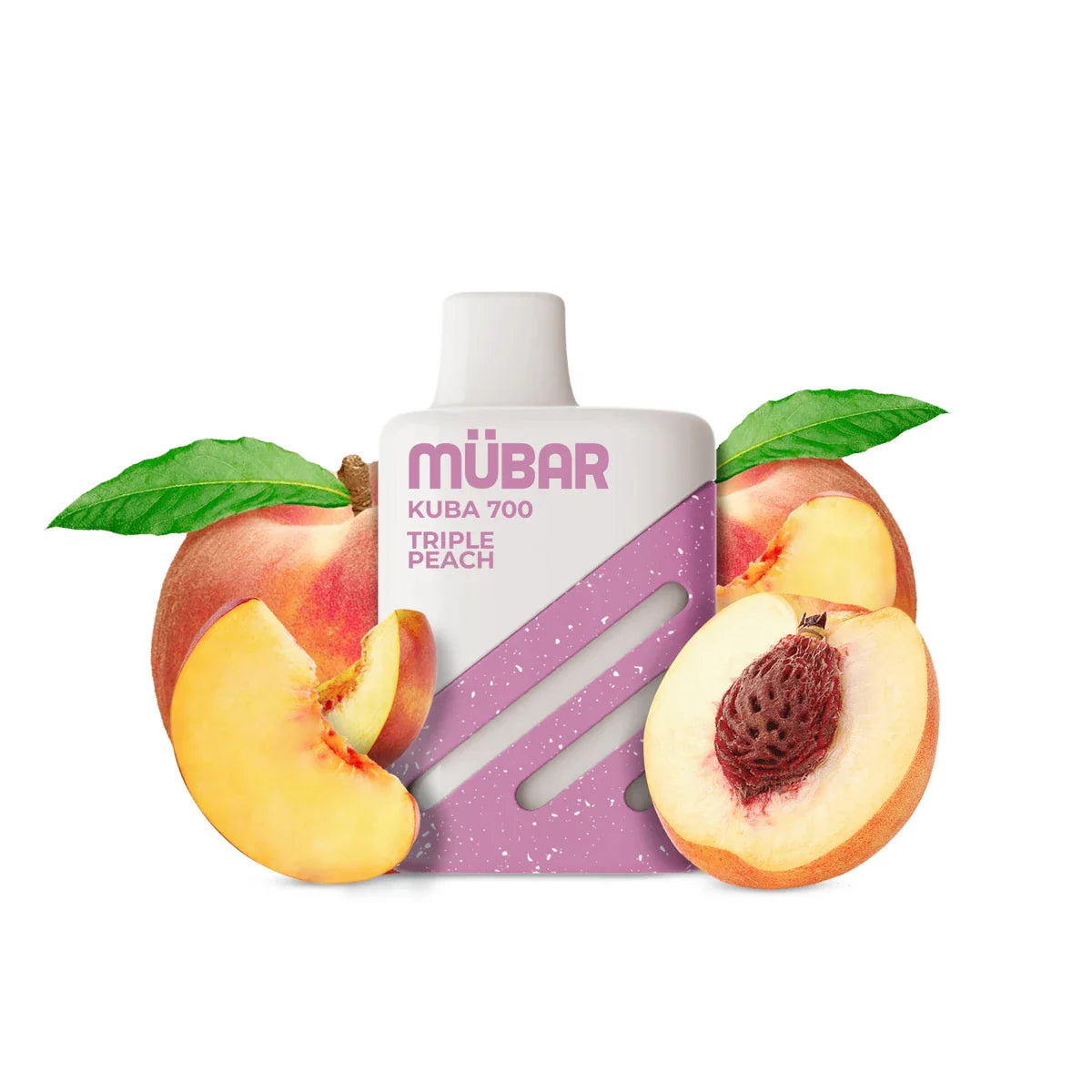 Mübar Kuba 700 0mg Sin Nicotina Triple Melocotón