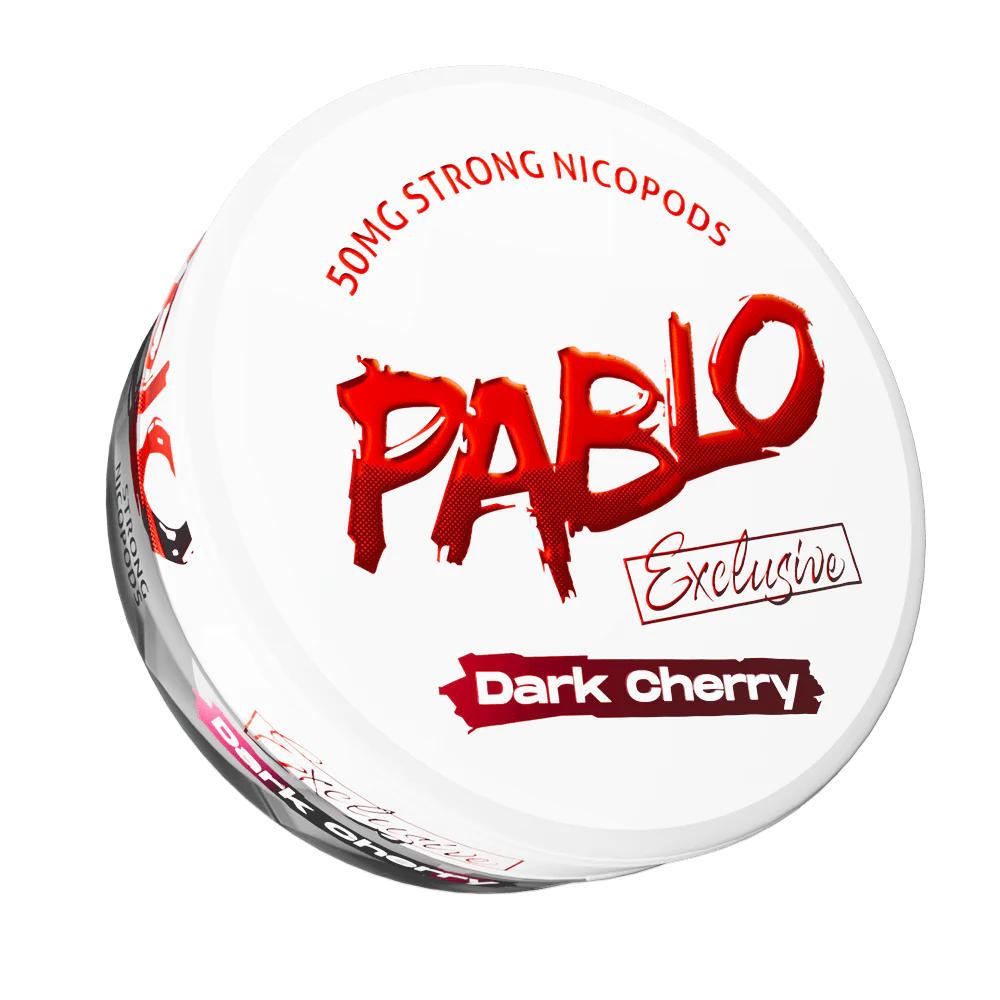 pablo exclusive bolsitas nicotina 50mg cereza oscura