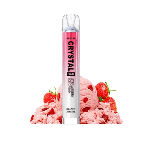 ske crystal bar vape desechable 20mg helado de fresa