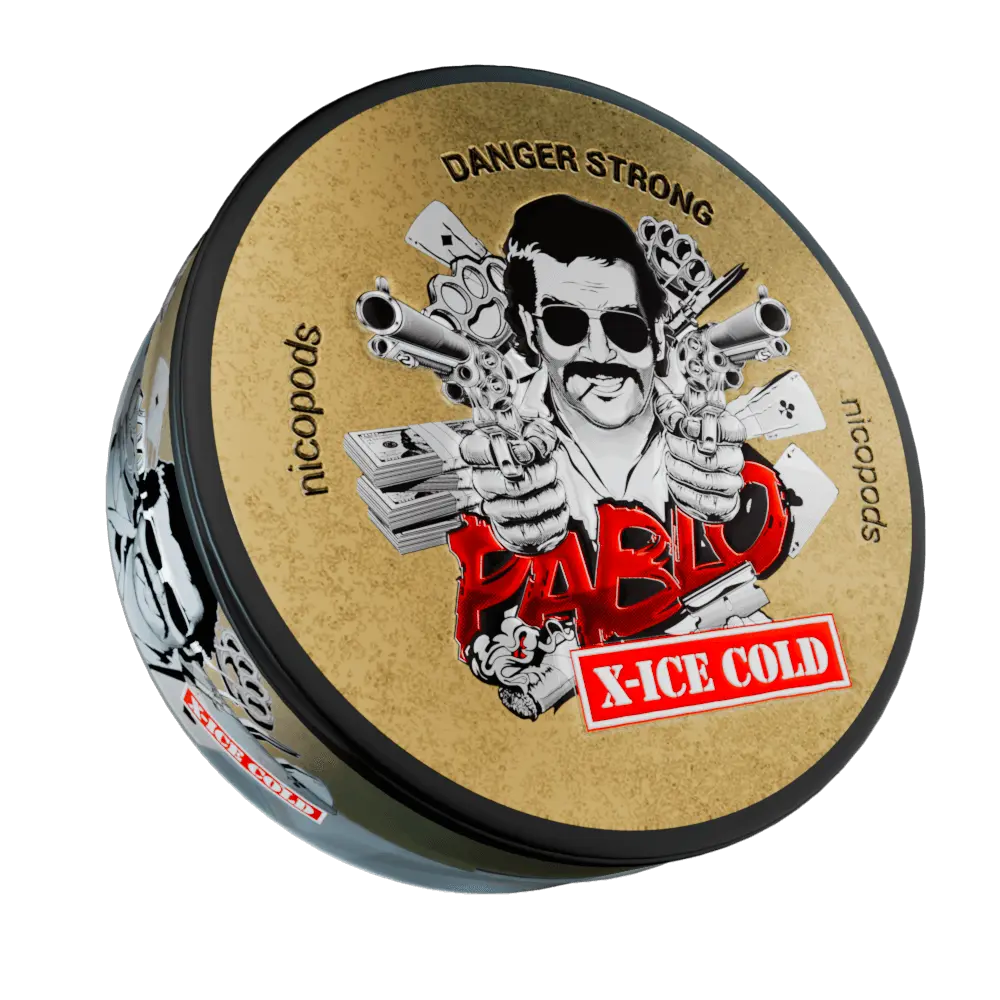 Snus Pablo X-Ice Cold 30mg 24mg por bolsita menta con nota de tabaco sin tabaco
