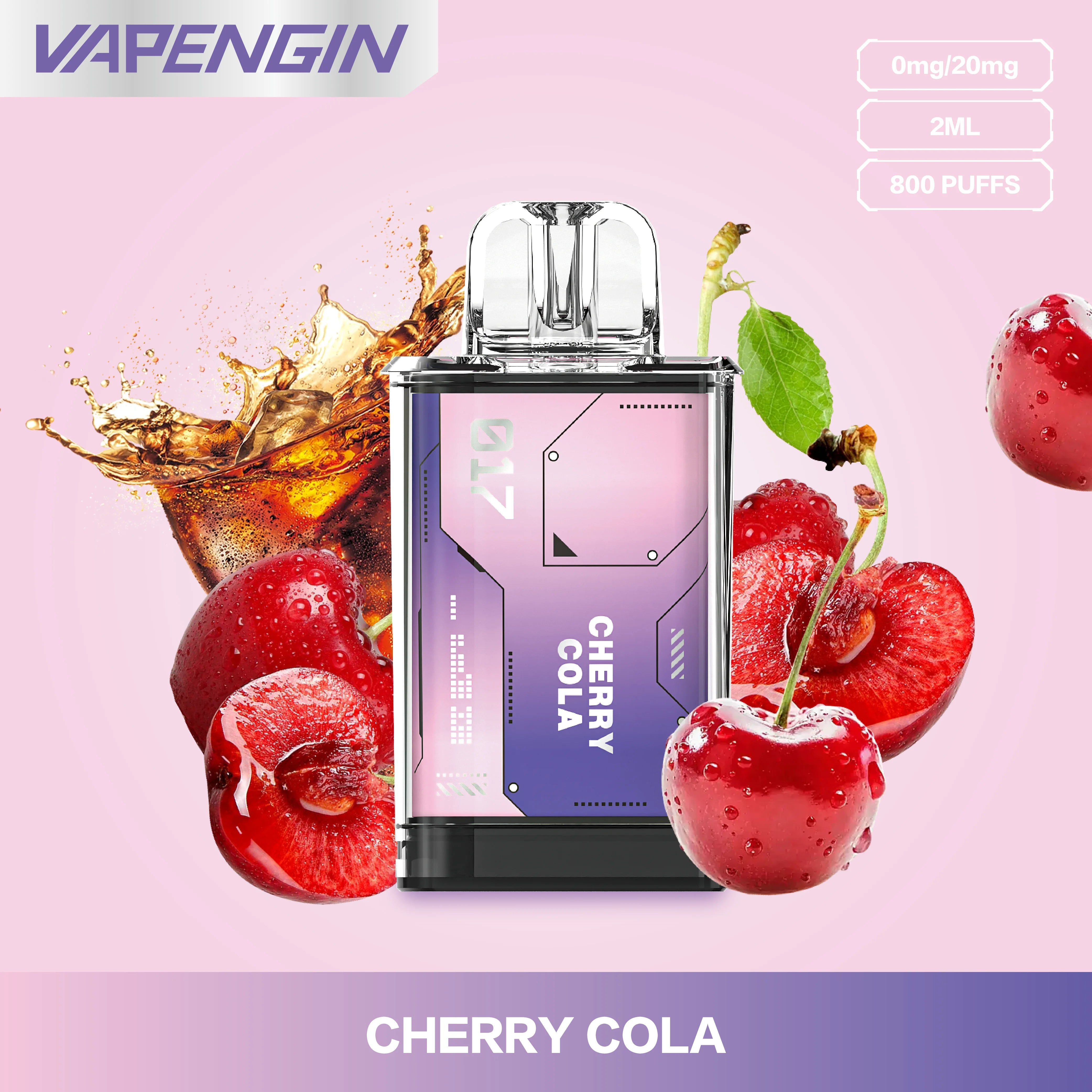 vapengin venus capsula 20mg pack 2 cherry cola