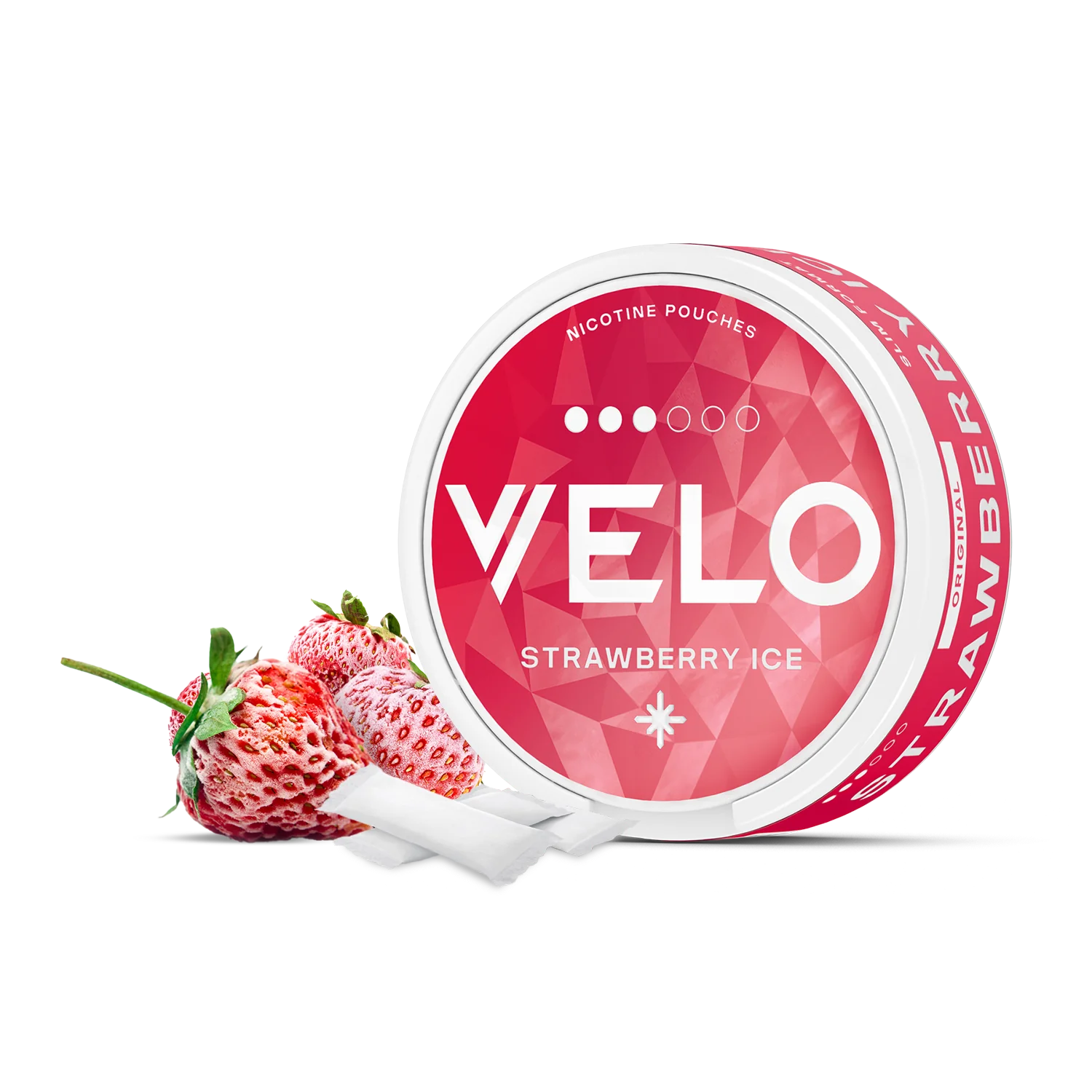velo bolsitas nicotina strawberry ice slim 10mg