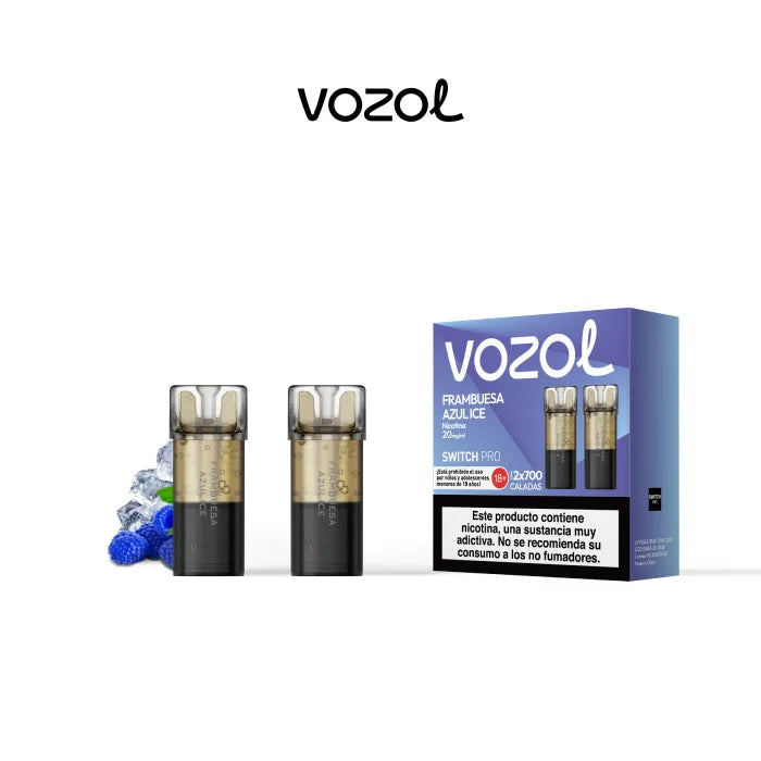 vozol switch pro capsulas 20mg frambuesa azul ice