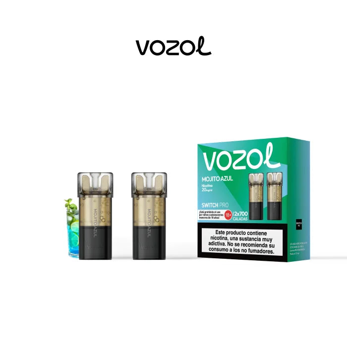 vozol switch pro capsulas 20mg mojito azul