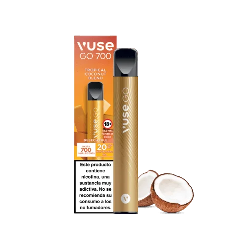 vuse go 700 coco tropical 20 vape desechable