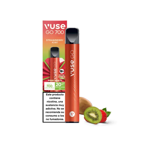 vuse go 700 fresa kiwi 20 vape desechable