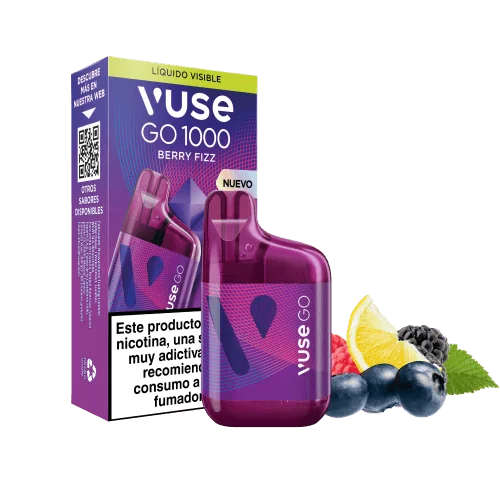 vuse vuse go 1000 box berry fizz 20 vape desechable