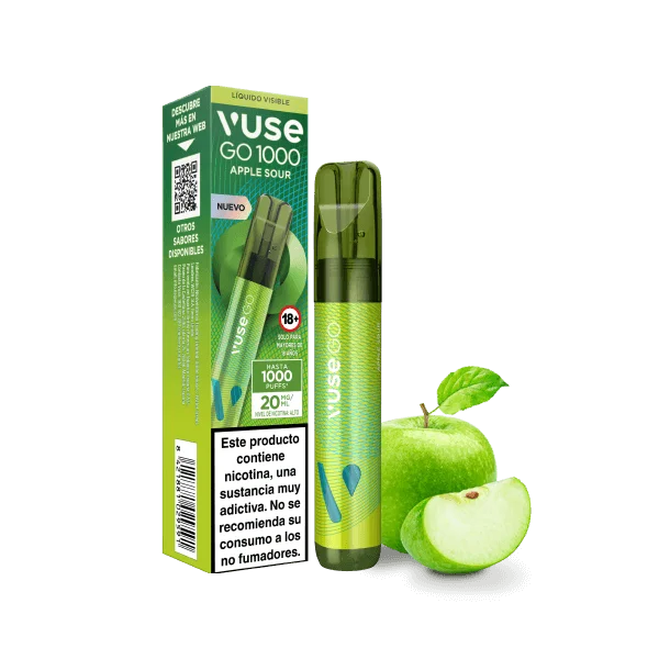 vuse vuse go 1000 manzana verde 20 vape desechable