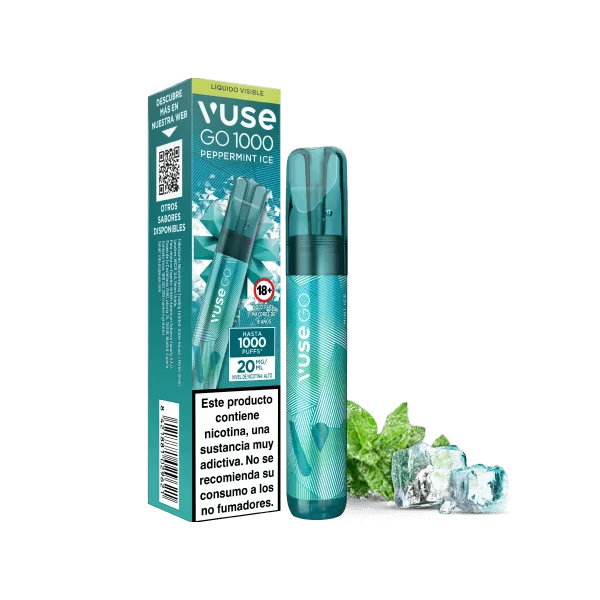 vuse vuse go 1000 menta ice 20 vape desechable